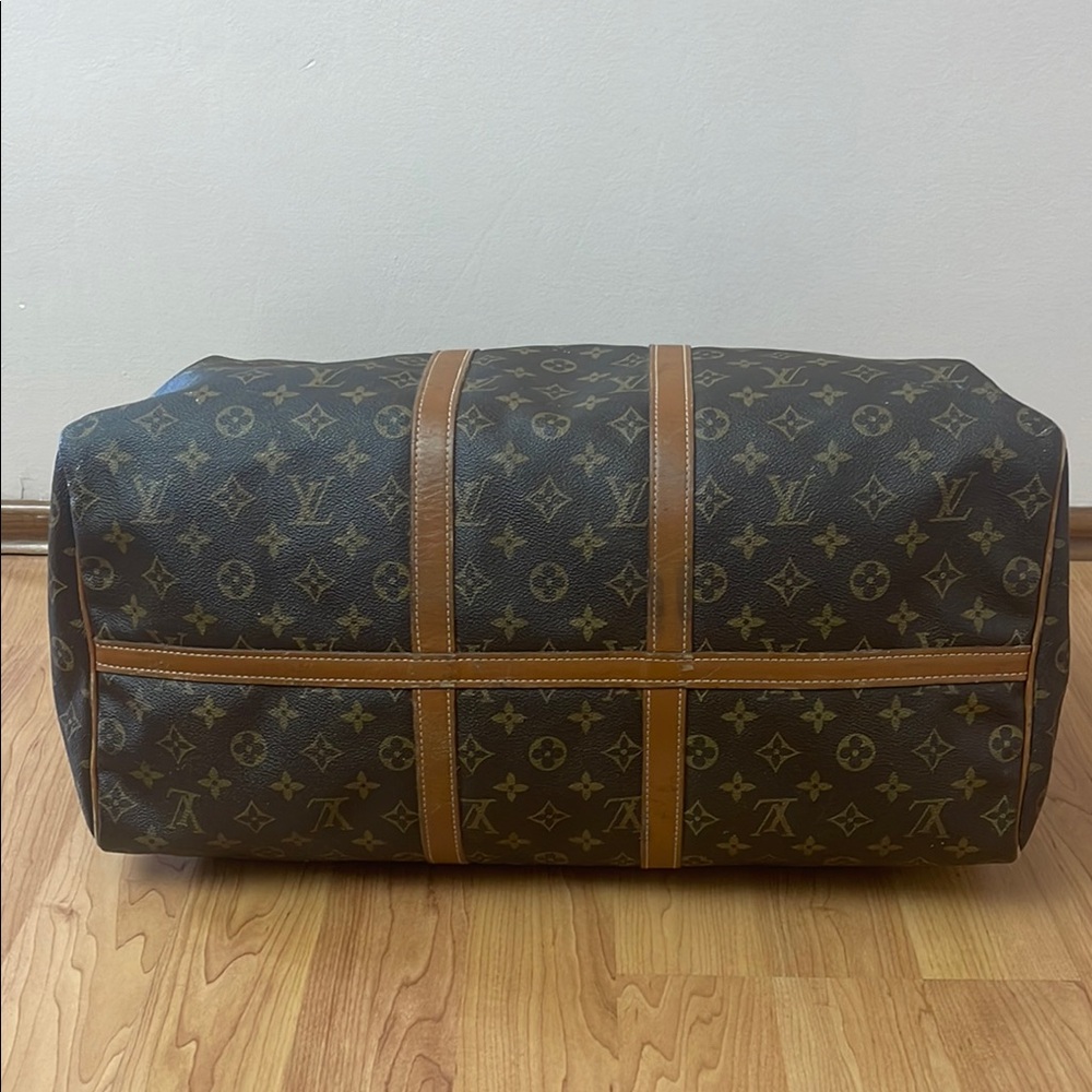 Vintage Louis Vuitton Brown Monogram Keepall 50 - Picture 3 of 11